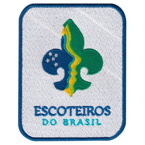 Distintivo em Flor de Lis Bordado