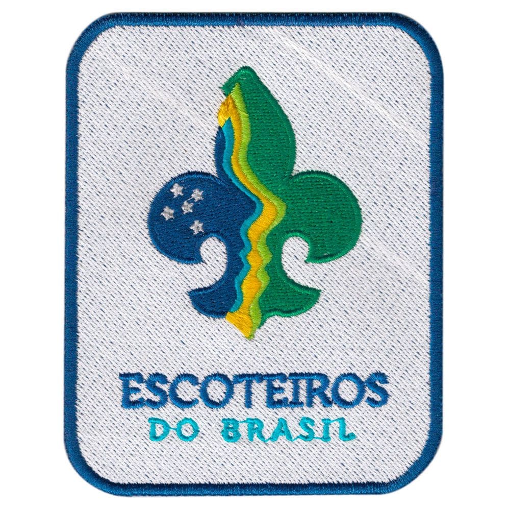 Distintivo em Flor de Lis Bordado